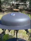 Basınç Göstergeli BBQ Kiti, Tütsü Hazneli Kapak & 60 cm Izgara thumbnail 2