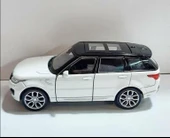 Oyuncak Metal Model Araba 1/36 Çek Bırak Beyaz Range Rover Sport thumbnail 3