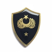 Minyatür Rütbe Subay Sağlık Sınıfı - Binbaşı Rütbe (Siyah Zemin JANDARMA) thumbnail 1