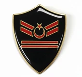 Minyatür Rütbe Subay Sağlık Sınıfı - Uzman Çavuş 2 Kademe Rütbe (Siyah Zemin JANDARMA) thumbnail 1