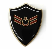 Minyatür Rütbe Subay Sağlık Sınıfı - Uzman Çavuş Rütbe (Siyah Zemin JANDARMA) thumbnail 2