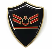 Minyatür Rütbe Subay Sağlık Sınıfı - Uzman Çavuş 1 Kademe Rütbe (Siyah Zemin JANDARMA) thumbnail 1