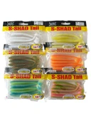 Lucky John S-Shad Tail 3.8'' 9.65cm 5P Silikon Yem thumbnail 1