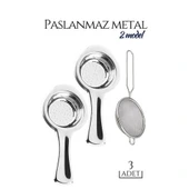 3 lü Set Metal Çay Süzgeci Cabrera Design - 2