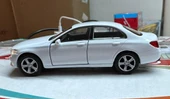 Oyuncak Metal Model Araba 1/36 Çek Bırak Mercedes Benz E Class Beyaz thumbnail 3