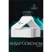 Beyaz Ahşap Görünüm 12 li Askı Seti Schönbuch Design - 1