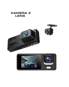 1080P 3 Kameralı Araç DVR -Q301 - 1
