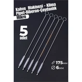 Mikro Fırça Klima Biberon Pipet Fırçası 5 Adet - 1