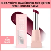Maybelline New York Lifter Glaze Shea Yağı ve Hyalüronik Asit içeren Renkli Dudak Balmı - 08 Acai Glaze - 2