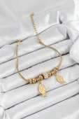 316L Çelik Gold Renk Balık Model Kadın Bileklik thumbnail 1
