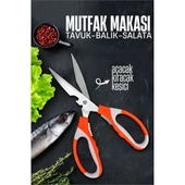 Mutfak Makası - Tavuk Kesme Makası Balık Temizleme Makası Salata Hazırlama Makası - 1