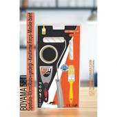 Boyama Seti - Spatula-10cm Rulo +yedeği -Kestirme Fırça-Maskeleme bant - 1