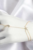 Pirinç Zirkon Taşlı Deniz Atı Ve Yıldız Model Gold Renk Şahmeran - 1