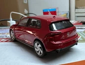 Oyuncak Metal Model Araba 1/36 Çek Bırak VW Golf 8 GTI Kırmızı - 3