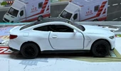 Oyuncak Metal Model Araba 1/36 Çek Bırak BMW M4 Beyaz - 2