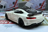 Oyuncak Metal Model Araba 1/36 Çek Bırak Mercedes Amg Gtr Beyaz thumbnail 2