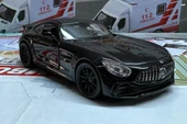 Oyuncak Metal Model Araba 1/36 Çek Bırak Mercedes Amg Gtr Siyah - 1