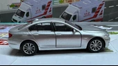 Oyuncak Metal Model Araba 1/36 Çek Bırak BMW 535İ Gri thumbnail 3