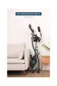 X 4IN1 Katlanabilir Manyetik Kondisyon Spin Bike Dikey Bisikleti Spor Koşu Egzersiz Bisikleti - 7