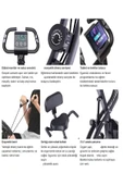 X 4IN1 Katlanabilir Manyetik Kondisyon Spin Bike Dikey Bisikleti Spor Koşu Egzersiz Bisikleti - 5