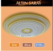 Sıva Üstü Led Panel 45W 49 cm çapında Model Altın Saray Led Avize - 1