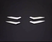 Renault Clio-5 Uyumlu Sis Far Çıtası Krom 4 Parça 2019 Ve Sonrası Modeller İçin thumbnail 4