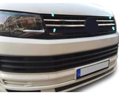 Ön Panjur Krom 4 Parça T6 Transporter Van 2015 Ve Sonrası Modeller İçin thumbnail 2