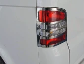 VW T5 Caravelle / Multivan Uyumlu Stop Çerçevesi Krom 2 Parça 2003 - 2010 Arası Modeller İçin thumbnail 2