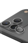 İphone 17 Pro / İphone 17 Pro Max Lens Koruyucu Şeffaf Dayanıklı Çerçeve - 2
