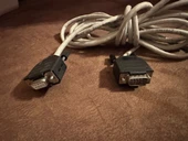 RS232 9 pin Dişi Erkek uzatma kablosu DB9 seri com data kablosu 3m thumbnail 2