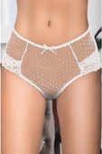 Beyaz Kadın Puanlı Külot Margarita-k1007 - 1