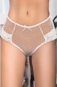Beyaz Kadın Puanlı Külot Margarita-k1007 - 3