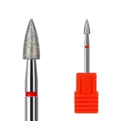 Wien Elmas Manikür Törpü Ucu Sivri Mermi Model Kırmızı 030 - 1