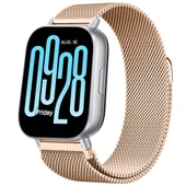 Redmi Watch 5 Active Redmi 5 Lite Uyumlu Kordon Manyetik Milanese Loop Metal Kordon   Retro Gold thumbnail 1