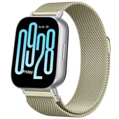 Redmi Watch 5 Active Redmi 5 Lite Uyumlu Kordon Manyetik Milanese Loop Metal Kordon   Retro Gold thumbnail 7