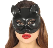 Siyah Renk Lüks Kedi Maskesi - 1