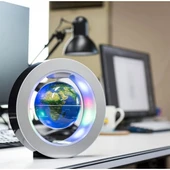 Manyetik Küçük Boy Yuvarlak Ledli Dünya Küre thumbnail 2