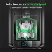 Flsun S1 Pro Delta 3D Yazıcı - Büyük Hacim ve Yüksek Performans - 5