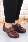 Pepita 7679 Comfort Yumuşak Esnek Kauçuk Kaymaz Taban Hakiki Deri Kadın Ayakkabı thumbnail 10