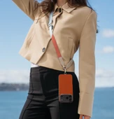 İphone 17 Pro Max Kılıf Lyden Vegan Deri Kaplama İnovatif Görünüm Magsafe Premium Kapak thumbnail 7