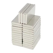 20x10x2 mm Neodyum Mıknatıs Köşeli N35 Nikel Kaplama Güçlü Kaliteli Dayanıklı Magnet Ürün - 2