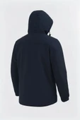 Erkek Lacivert Outdoor Su İtici Kapüşonlu Kaban – Rüzgar Geçirmez, Hafif ve Dayanıklı - 3