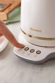 Homend Royaltea 1760h Konuşan Çay Makinesi Krem Gold - 4