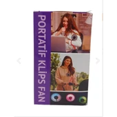 Portatif Işıklı Mini Klipsli Fan - 2