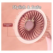 Taşınabilir Mini Klips Bebek Arabası Fanı, Fan Elektrikli Soğutma Hava Sirkülatöründe 360 Derece Dönebilen Klips - 2