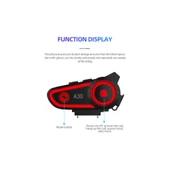 A30 Motosiklet Kask Kulaklık Intercom Işıklı 2 Eşleşme Özellikli - 4