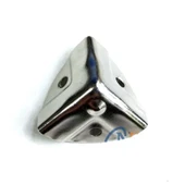 Dekoratif, Kutu, Sandık Köşesi - 35x22 Küçük, Nikel, 1 Adet - 1