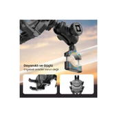 Gidon Bağlantılı Güneş Ve Yağmur Korumalı 360° Derece Ayarlanabilir Motosiklet Bisiklet Telefon Tutucu - 2