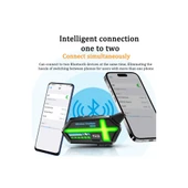 Bt26 Motosiklet Kask Kulaklık Bluetooth Rgb Işıklı 2 Eşleşme Özellikli 1000 Mah Intercom - 6