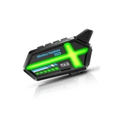 Bt26 Motosiklet Kask Kulaklık Bluetooth Rgb Işıklı 2 Eşleşme Özellikli 1000 Mah Intercom - 1